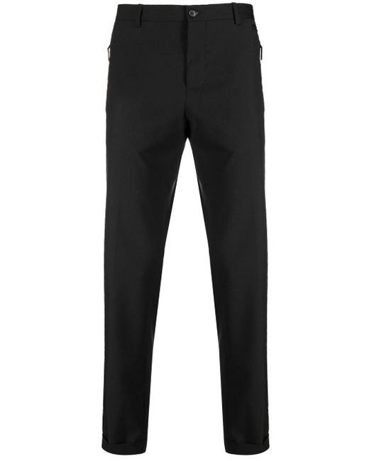 costume national contemporary cotton-wool slim-cut trousers