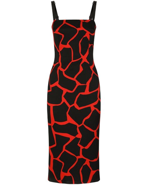 Dolce & Gabbana graphic-print sleeveless dress