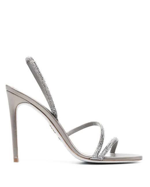 Rene Caovilla 115mm crystal-embellished sandals
