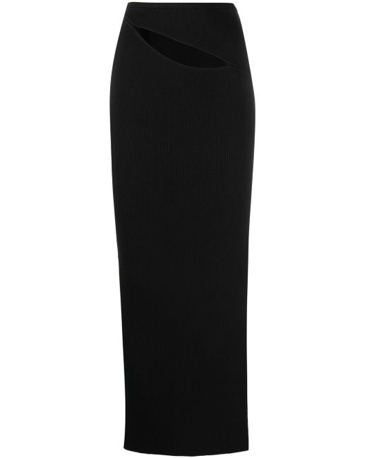 Christopher Esber high-waisted slit-detail skirt