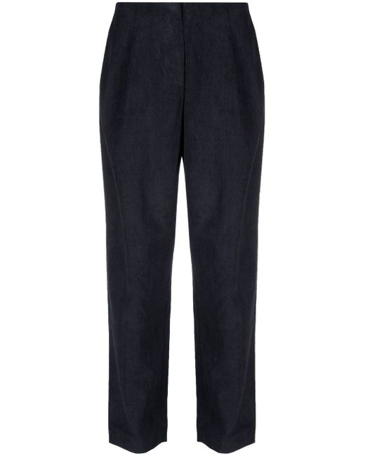 Armani Exchange concealed-front fastening trousers