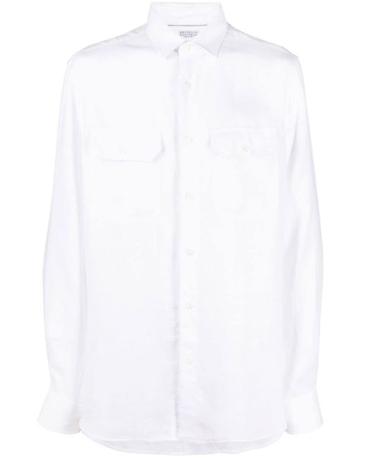 Brunello Cucinelli long-sleeve button-up shirt