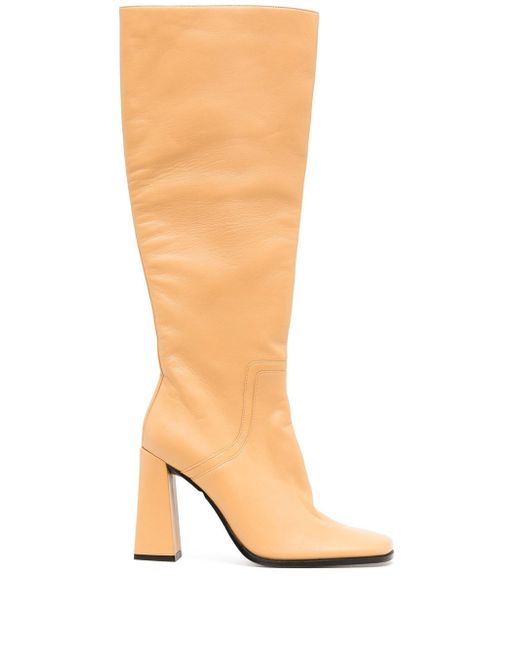 by FAR Tia leather knee-high boots