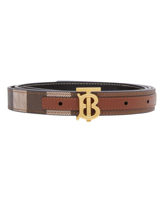 Burberry reversible Exaggerated Check belt