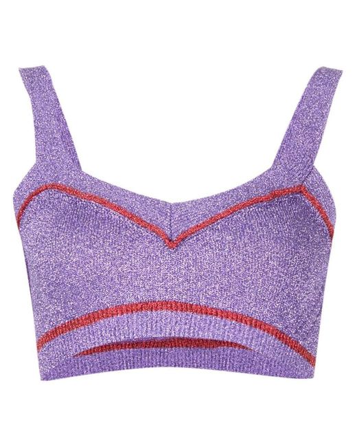 Paco Rabanne knitted crop top
