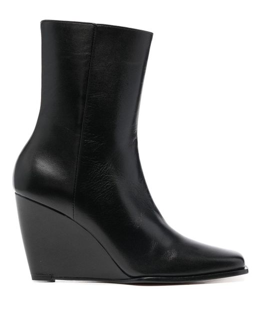 Wandler square-toe 90mm ankle boots