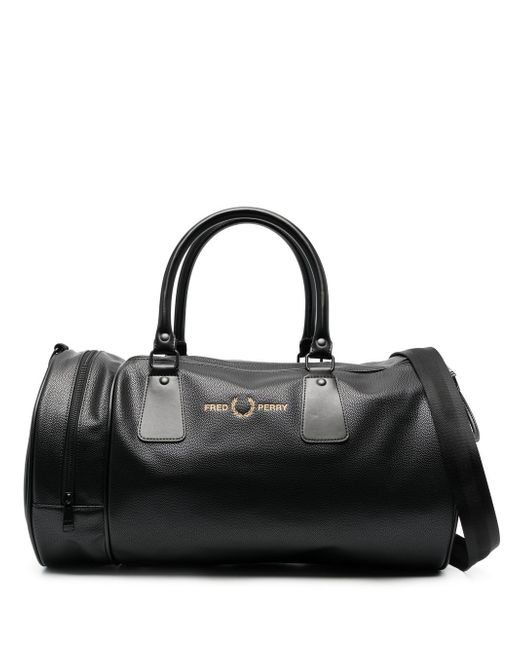 Fred Perry cylindrical tote bag