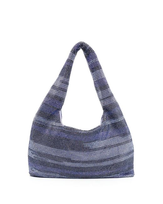 Kara crystal-embellished tote bag