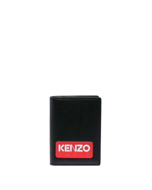 Kenzo logo patch bi-fold wallet