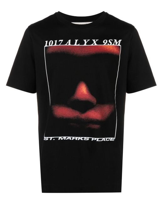 1017 Alyx 9Sm Icon Face graphic T-shirt