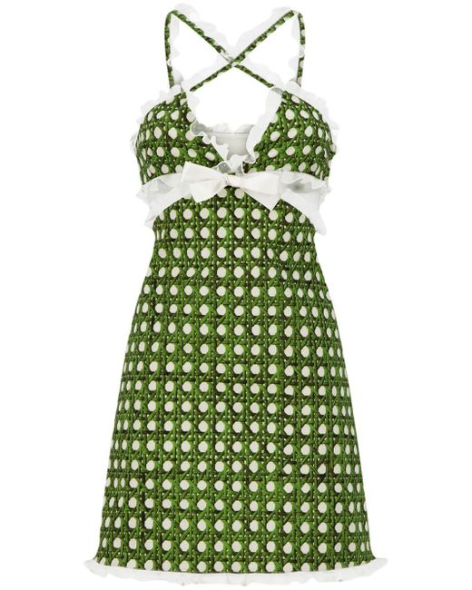 Giambattista Valli polka-dot bow-detail dress