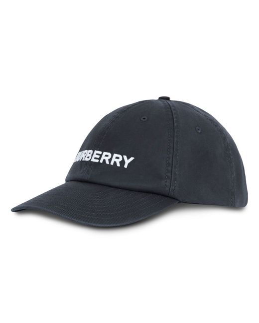 Burberry embroidered logo cotton gabardine baseball cap