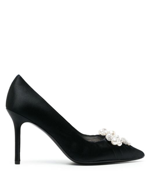 Kate Spade New York 95mm pearl-bow detail pumps