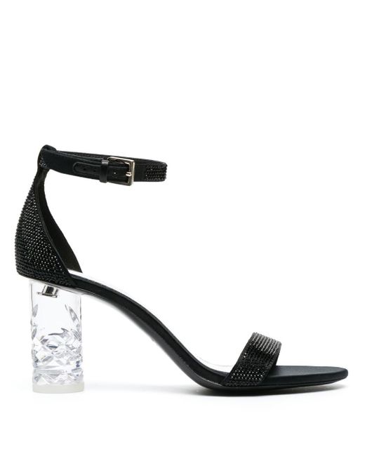 Kate Spade New York 90mm transparent block-heel sandals
