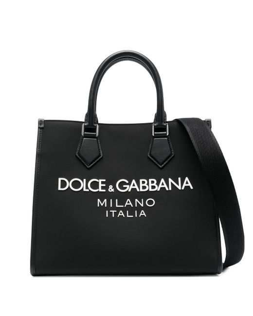 Dolce & Gabbana logo-print tote bag