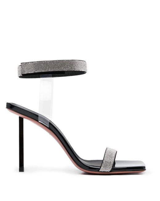 Amina Muaddi Rih 95mm crystal-embellished sandals