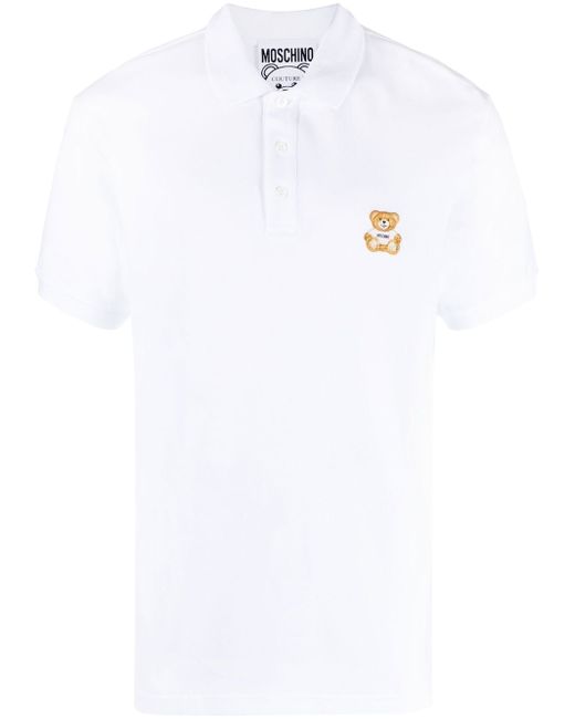 Moschino bear-motif polo shirt