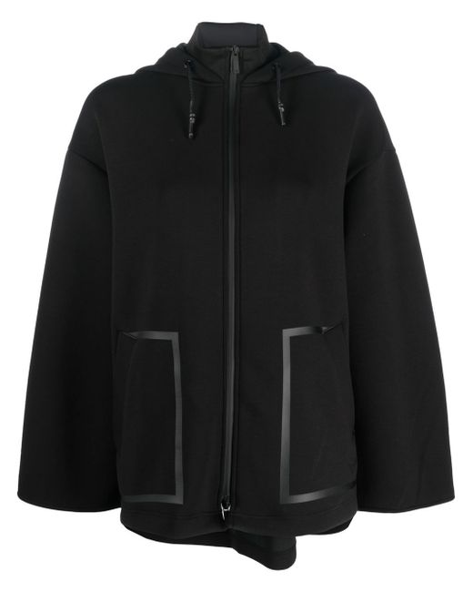 Emporio Armani embossed-logo zip-up jacket