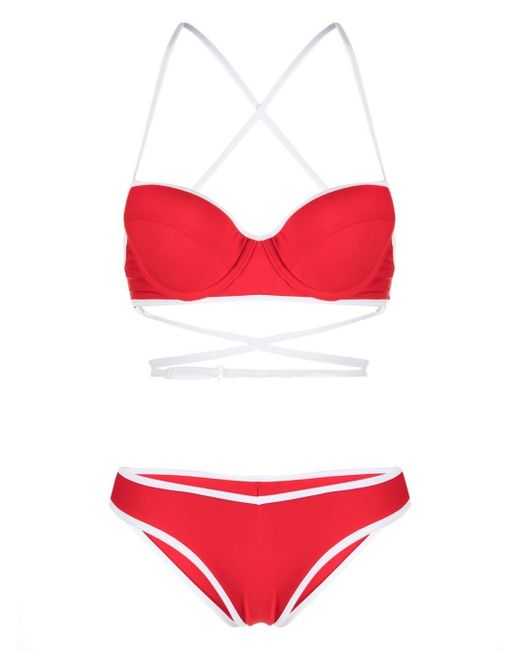 Noire Swimwear balconette two-piece bikini set