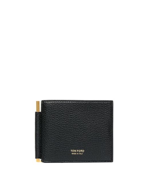 Tom Ford money clip leather wallet