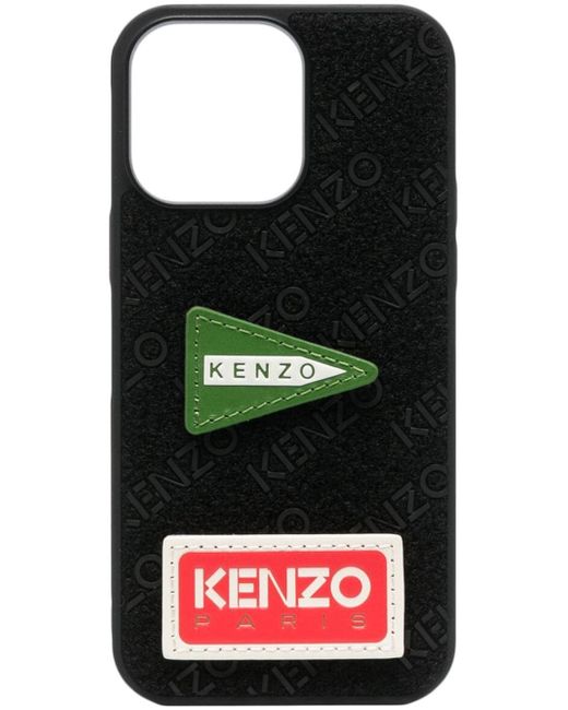Kenzo velcro logo-patch Iphone 14 case