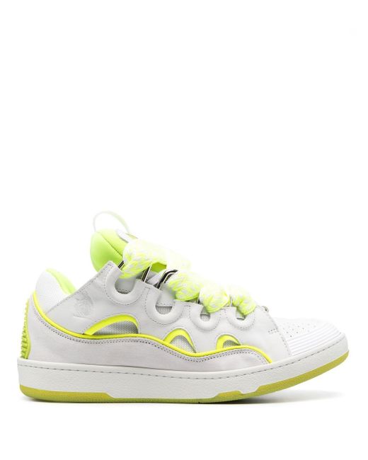 Lanvin round-toe lace-up sneakers