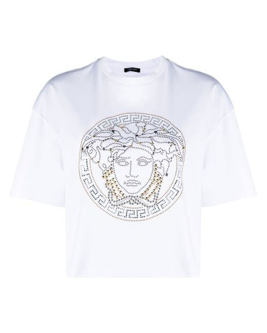Versace Medusa-print cotton T-shirt