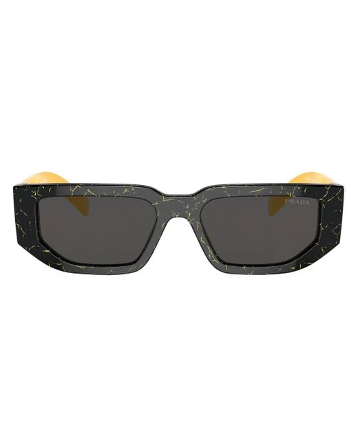Prada two-tone logo-arm sunglasses