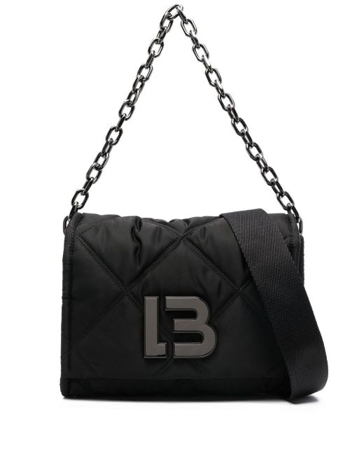 Bimba Y Lola logo-plaque quilted shoulder bag