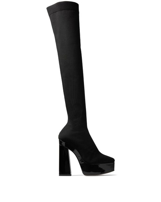 Jimmy Choo Giome 140mm over-the-knee platform boots
