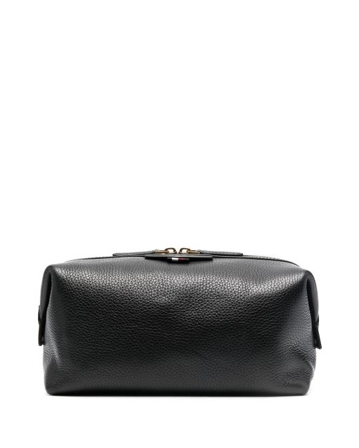 Tommy Hilfiger grained calf leather wash bag