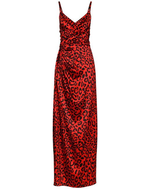 Dolce & Gabbana leopard-print maxi dress