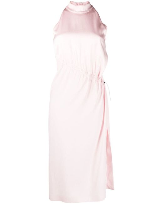 Boutique Moschino gathered-detail sleeveless dress