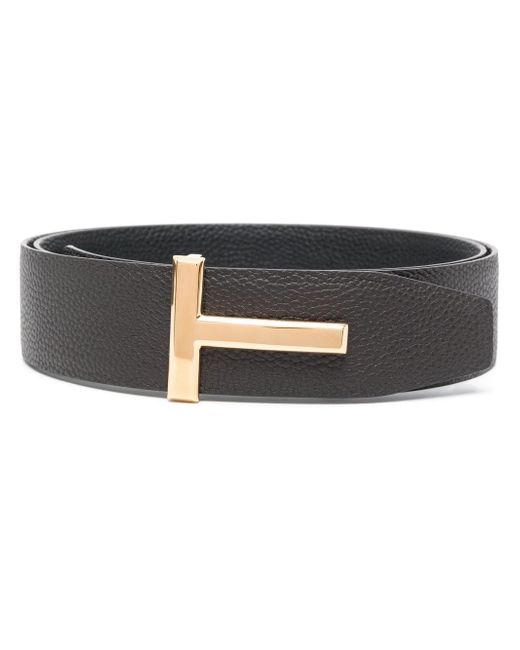 Tom Ford Ridge T leather belt