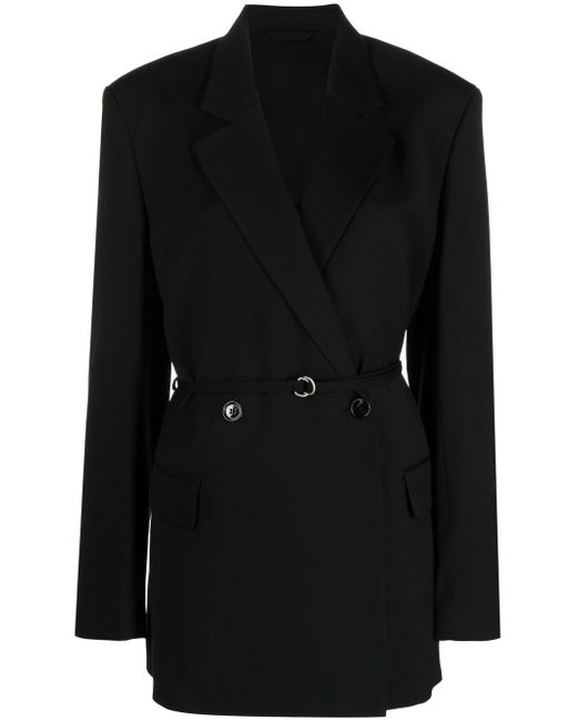 Acne Studios double-breasted belted blazer