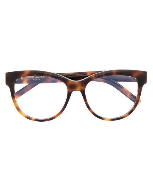 Saint Laurent tortoiseshell cat-eye glasses