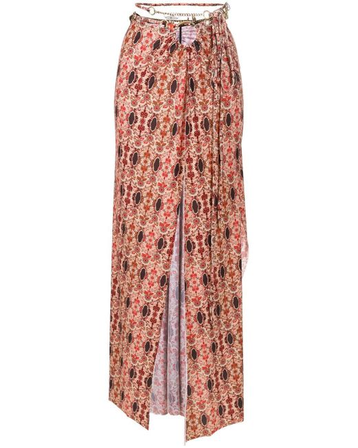 Amir Slama floral-print wrap dress