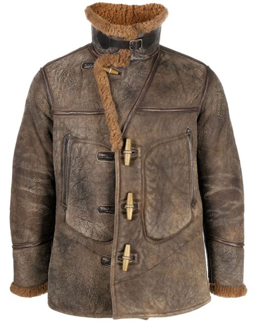 Ralph Lauren Rrl Ideford shearling-lined leather jacket