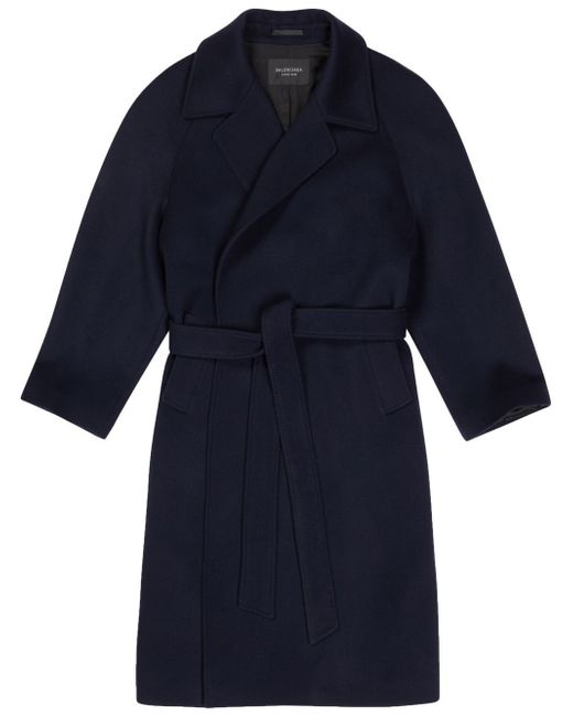 Balenciaga cashmere raglan coat