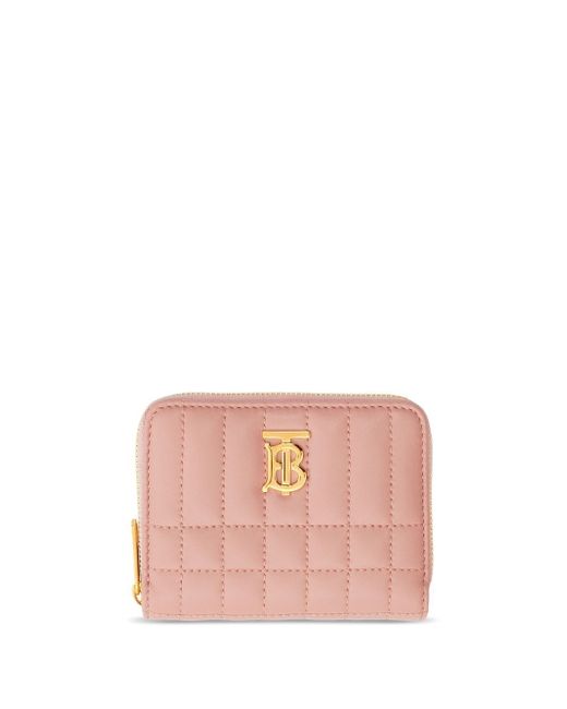 Burberry quilted-leather Lola zip wallet