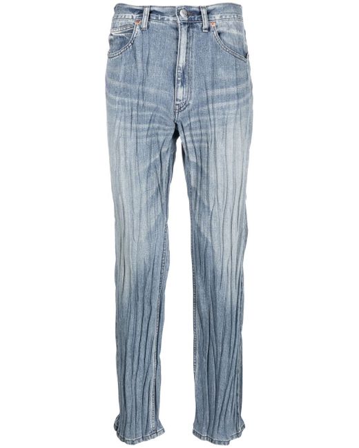 Martine Rose Crinkle straight-leg jeans