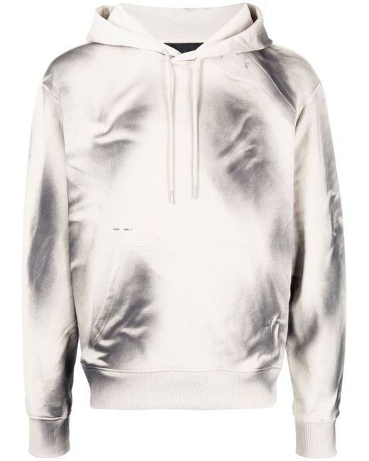 Heliot Emil abstract-print cotton hoodie
