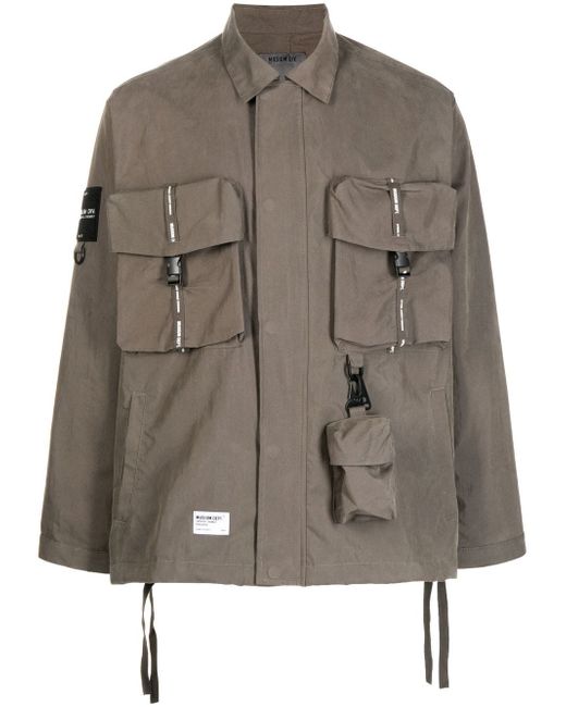 Musium Div. cotton collared military jacket