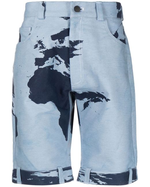 Stain Shade abstract-print Bermuda shorts