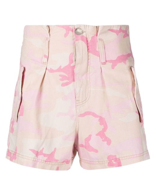 Pinko high-waisted denim shorts
