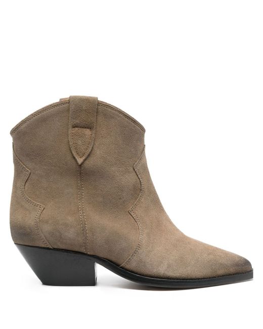 Isabel Marant suede 45mm ankle boots