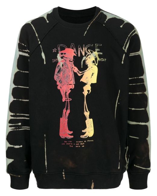 Stain Shade x Hiroshi Fujiwara skeleton-print sweatshirt