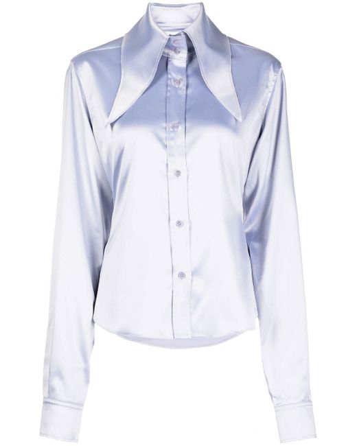 16Arlington Ione oversize-collar shirt