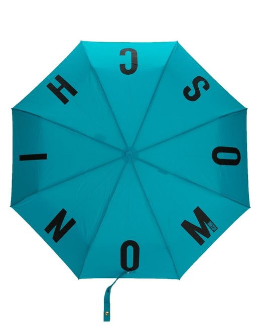 Moschino logo-print detail umbrella
