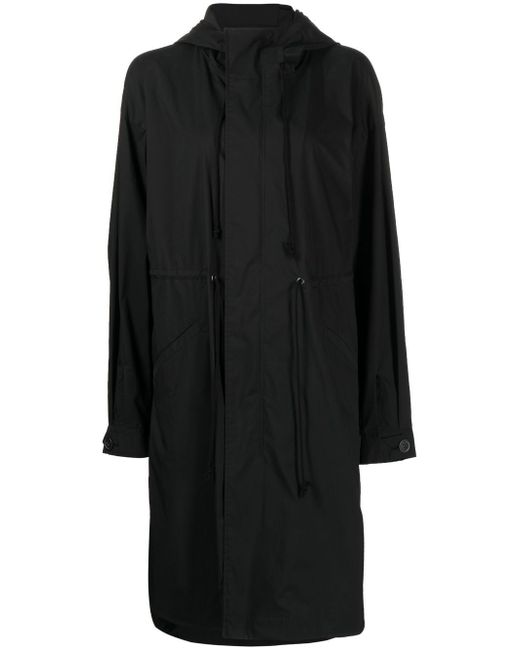 Yohji Yamamoto hooded parka coat